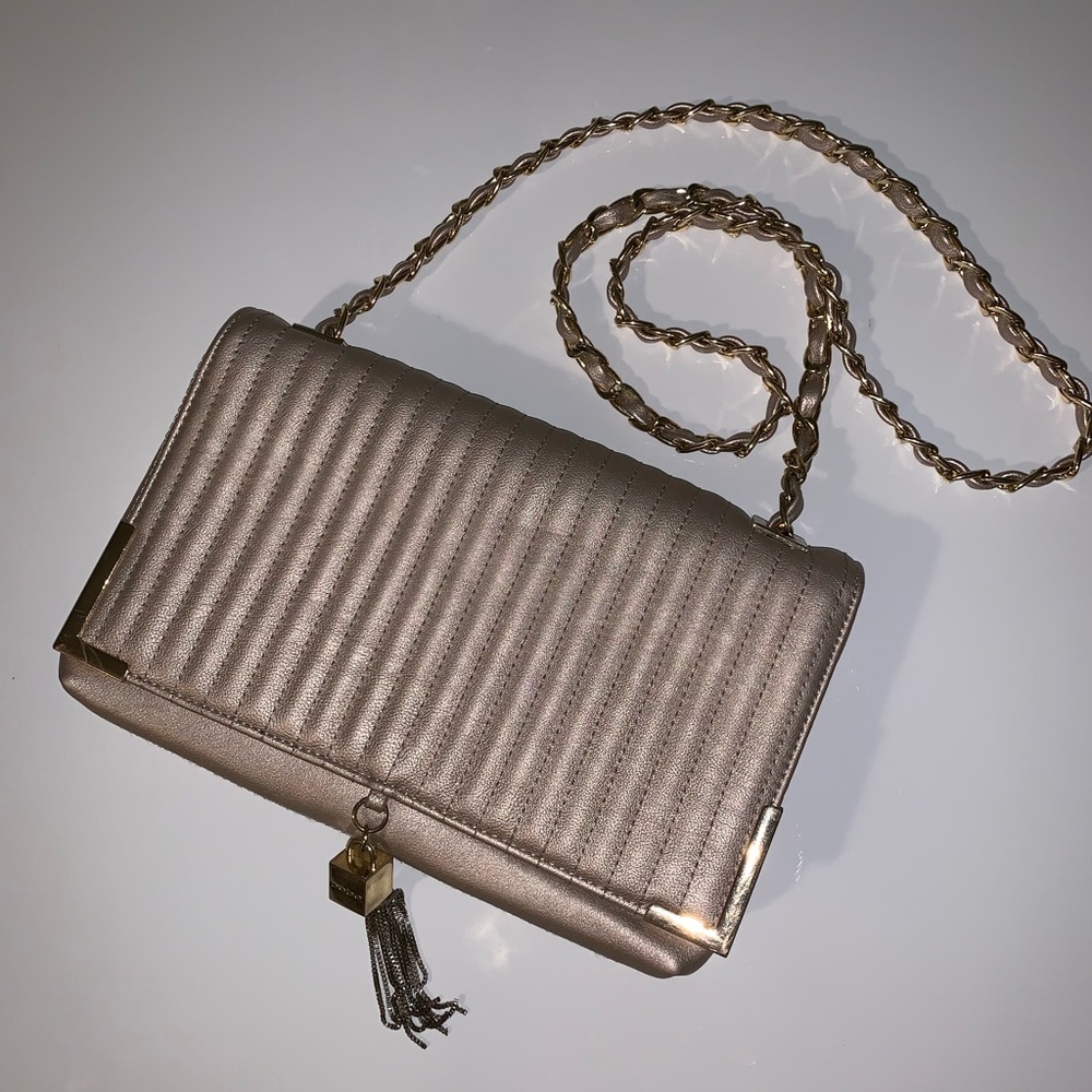 Bebe gold cross body